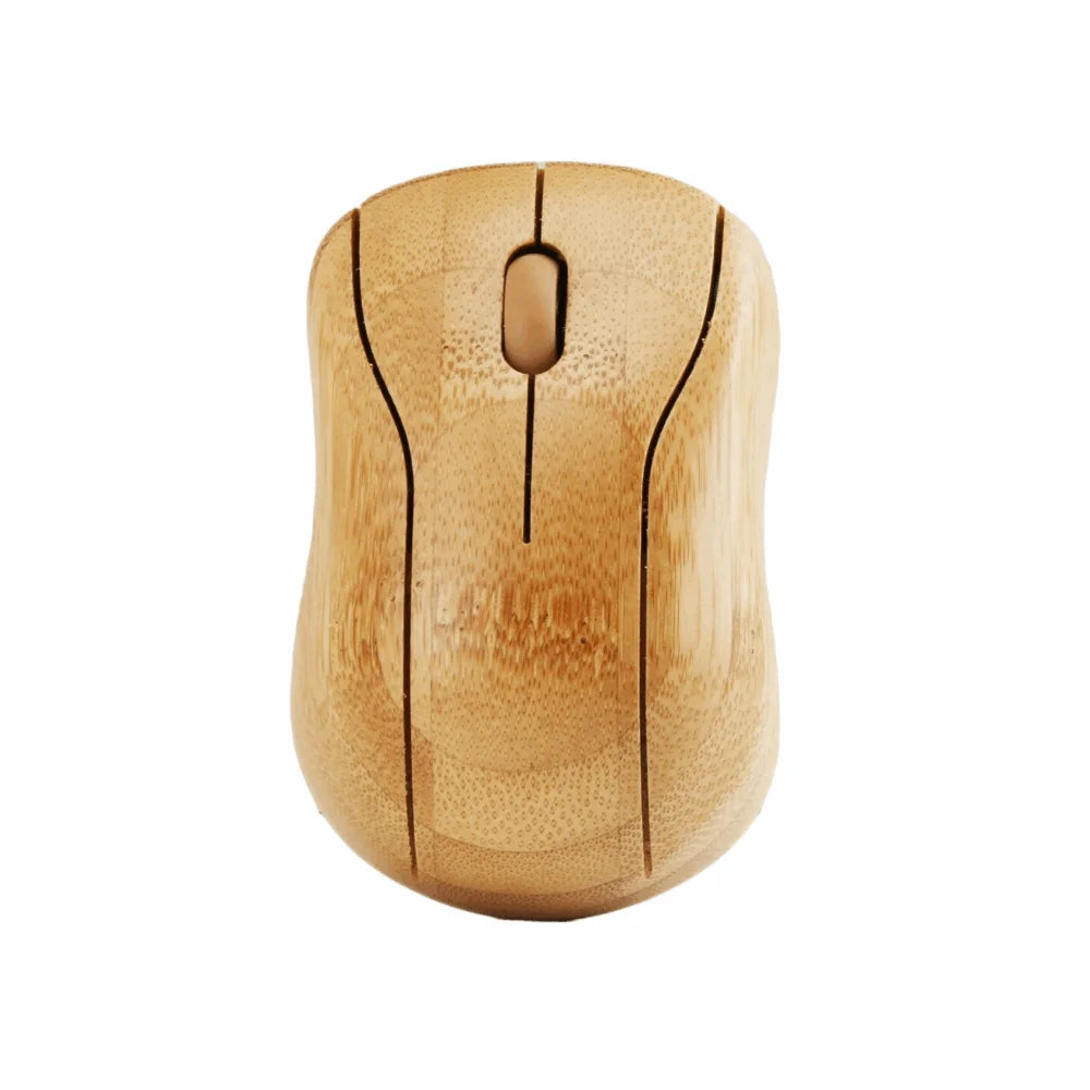 Bamboo Wooden OEM 2.4Ghz Mouse Manufacturer Wireless USB Battery Rechargeable Optical Mouse Bamboo Craft
