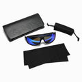 CONCHEN China Wholesale Outdoor Shades Running Sun Glasses Square Shape Polarized Custom Logo Oversized Men's Sports Sunglasses