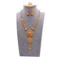 Made in China Wedding Jewelry Set Gold Plated Copper Alloy Set Africa Fashion Necklace Jewelry Sets