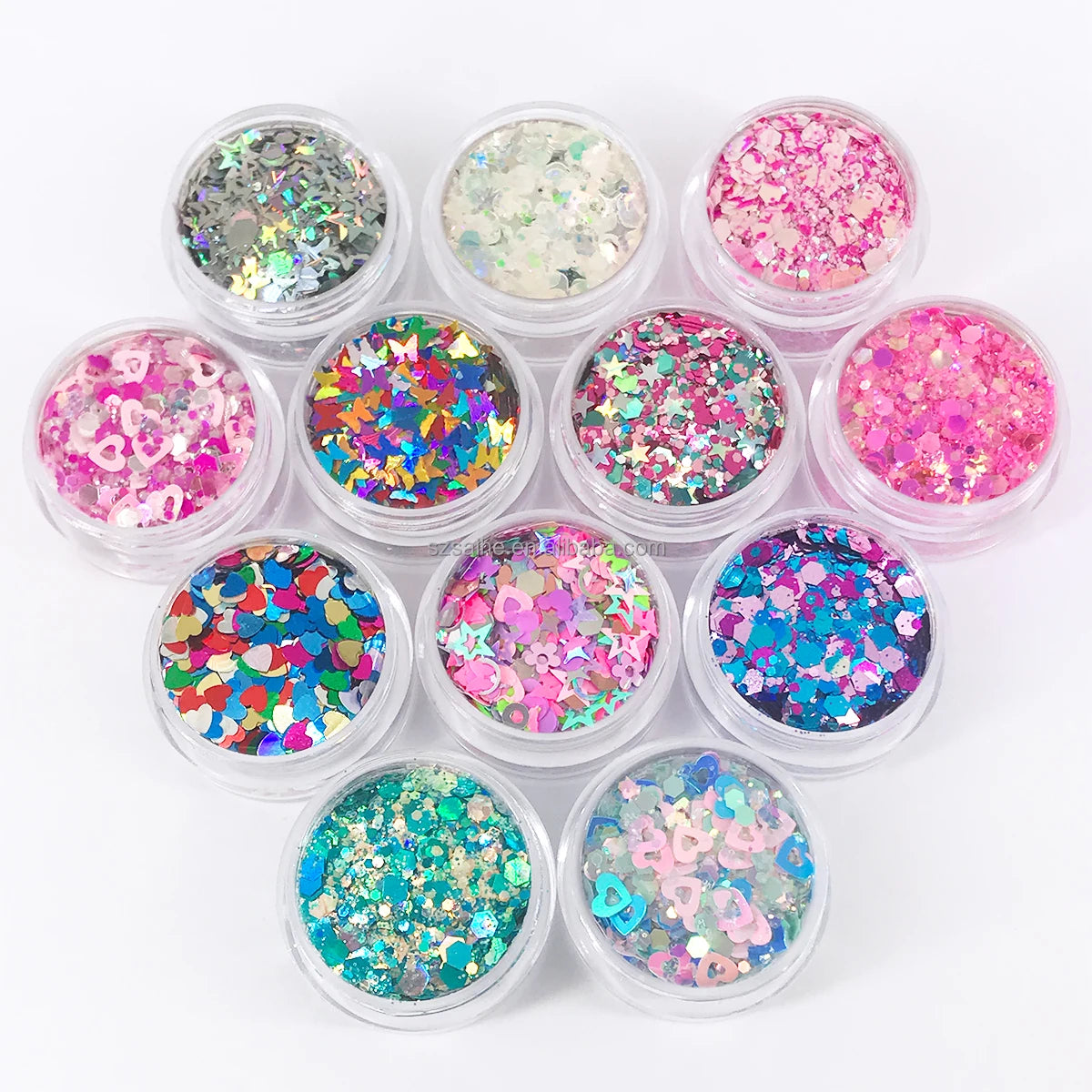2026 New Arrivals Biodegradable Cosmetic Grade Extra Fine Glitter Confetti Matte Chunky Glitter