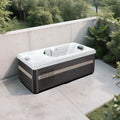 Sunrans Outdoor Acrylic Cold Tub Single Person Post-Workout Cold Plunge for Muscle Recovery