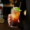 375Ml Simple Tea Cup Juice Glass Beer Can Milk Mocha Breakfast Mug Glass Cup With Lid Straw Water Bottle