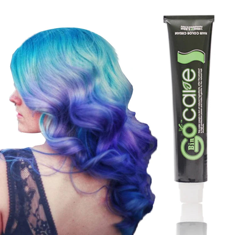 Private Label Gocare Dyeing Cream 79 Fashion Colors Brilliant Shine Professional Salon Hair Color Cream