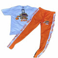 New Arrival  Summer Custom Logo Two Piece Training Wear Jogger Sets Sweat Suits Short Sleeve Tracksuits for Men
