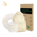 3.15"  Round Reusable Bamboo Terry Face Skin Clean Pads Chemical Free Soft Hot Sale Makeup Remover Pads