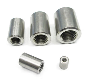 M4M6M8 Stainless Steel Long Round Coupling Nut Small Standoff Spacer Bike Bicycle Accessories