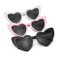 2026 Big Frame Heart Shape Ladies Sunglasses Fashion Party Concert Uv400 Heart Sunglasses Women