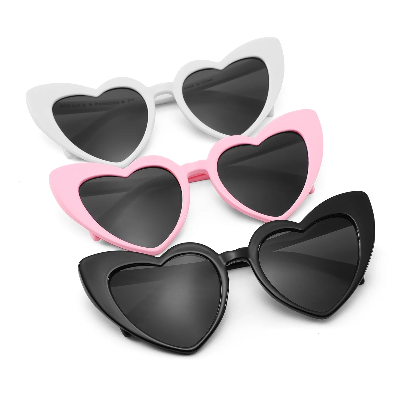 2026 Big Frame Heart Shape Ladies Sunglasses Fashion Party Concert Uv400 Heart Sunglasses Women