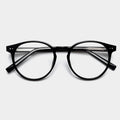 2026 Round Glasses for Women Retro Optical Eyeglasses Frame Men Accessories TR90 Leopard Yellow Black Acetate Korean Style