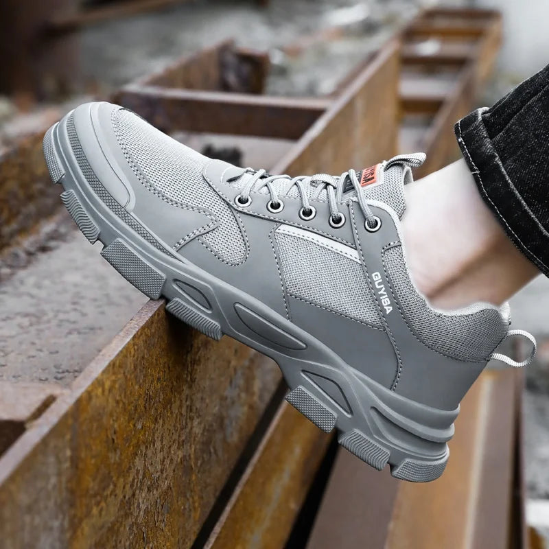GUYISA New Safety Shoes Waterproof Outdoor Sports Steel Toe Safety Shoes