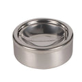 Futeng Luxury Portable Stainless Steel Ashtray Custom Wholesale Car Ashtray with Lid Cigarette Ashtray for Smoking Accessories