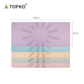 TOPKO Stocked High Quality TPE Yoga Mat for Fitness Hot Selling Large Gym Yoga Mat MegaBDM