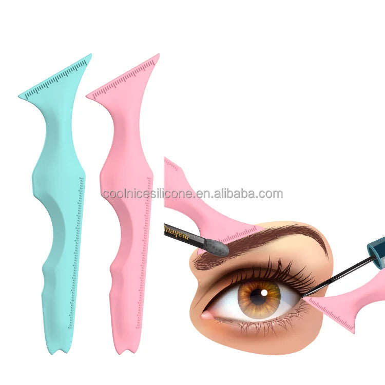 2022 Beginner Waterproof Makeup Gel Liquid Wing Tips Eyeshadow Eyebrow Use Brush Set Eyes Reusable Pencil Pen Eyeliner Stencils