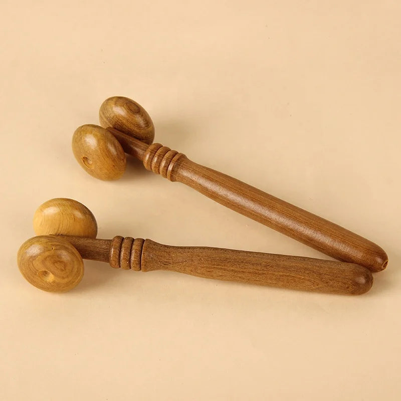 Vietnam Health Thin Face Nose Gear Incense Sandalwood Fitness Facial Face Roller Wood Massager Tool