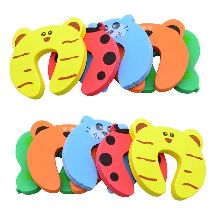 Cartoon Animal Door Stop Baby Child Eva Foam Door Stopper Finger Pinch Guard Slam Preventer Slamming Door