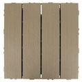 Patio Pavers DIY Interlocking Tiles Pure Plastic Flooring Deck Tile XF-P001 300*300*22 mm