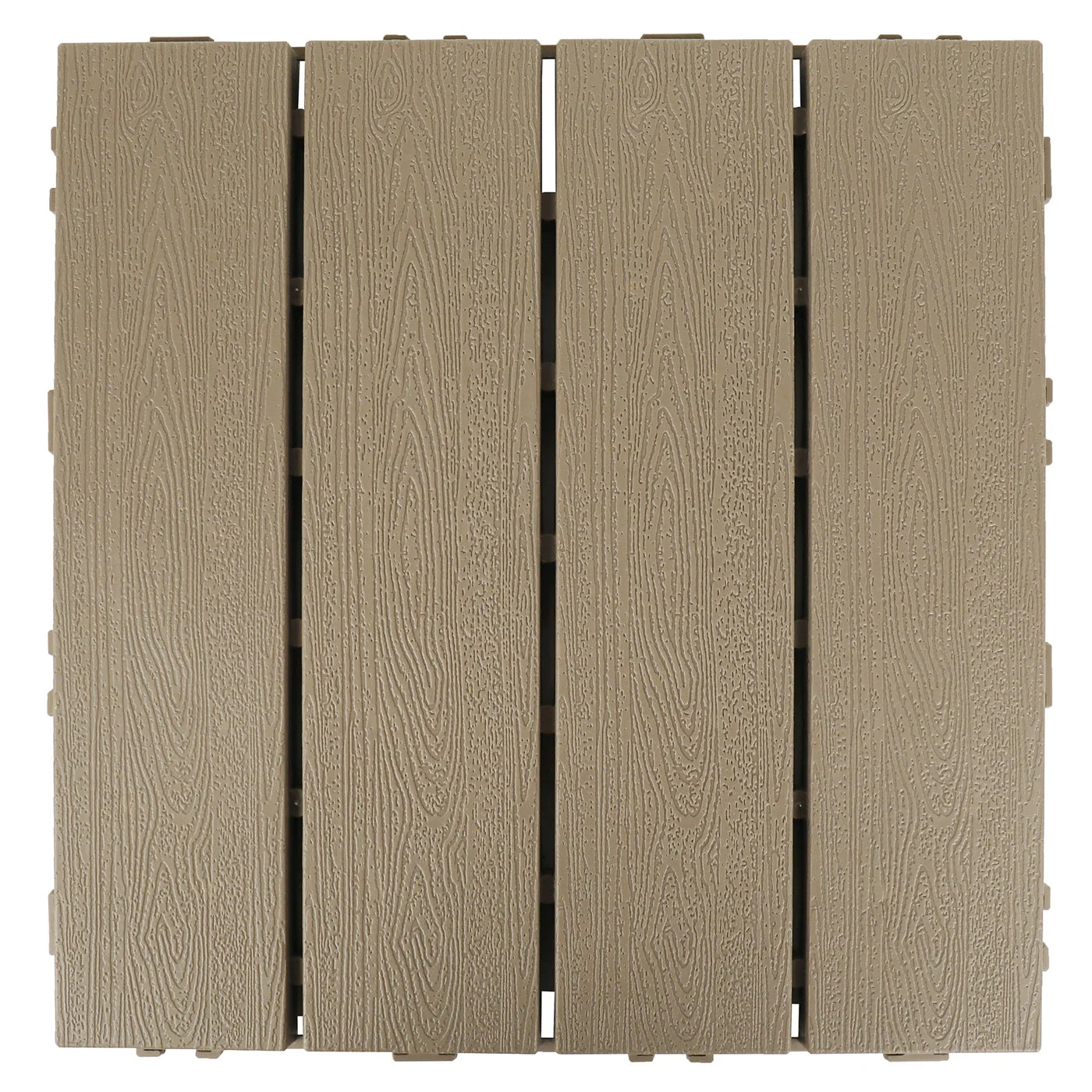 Patio Pavers DIY Interlocking Tiles Pure Plastic Flooring Deck Tile XF-P001 300*300*22 mm