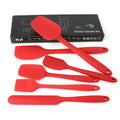 6pcs Non-Stick and Heat-Resistant Silicone Spatula Set Cooking and Baking Utensils with Storage Box