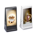 Indoor Double 7 Inch LCD Touch Screen WiFi CMS Remotely Control Restaurant Bar Bank Table Advertising Display Digital Signage