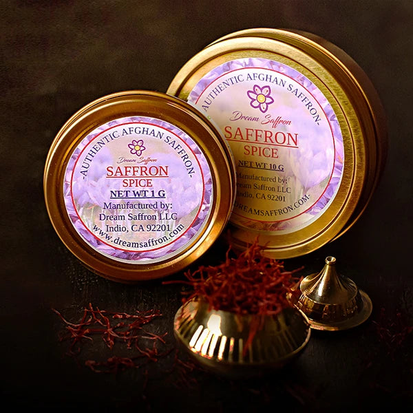 Empty Metal Round Premium 1g 2g 3g 5g 10g Gram Saffron Threads Tin Box Package Aluminum Tin Saffron Packaging for Saffron