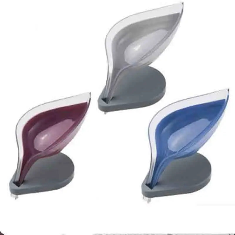 Leaf Shape Soap Box Bathroom Soap Holder Dish Storage Plate Tray Holder Case Bathroom Supplies Bathroom Gadgets