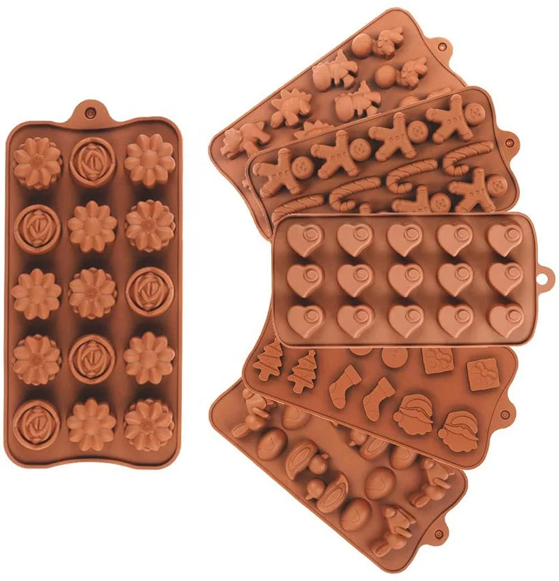 Custom Wholesale Chocolate Silicone Molds Moldes De Chocolate De Silicone Chocolate Silicone Moulds