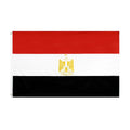 Ready stock 100% polyester flying style double sided 3*5ft The Egypt flag