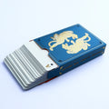 White Sublimation Playing Cards Custom Printed Gold Playing Cards Paper Playing Cards