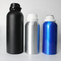250ml Matte Black Aluminum Bottle with Black Screw Cap for Skin Care Perfume Lotion or Essential Oils