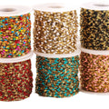5 Meters Per Roll Oval Link Bracelet Making Necklace Making Multi-colors Stainless Steel Enamel Lip Fine Chain for DIY Jewelry