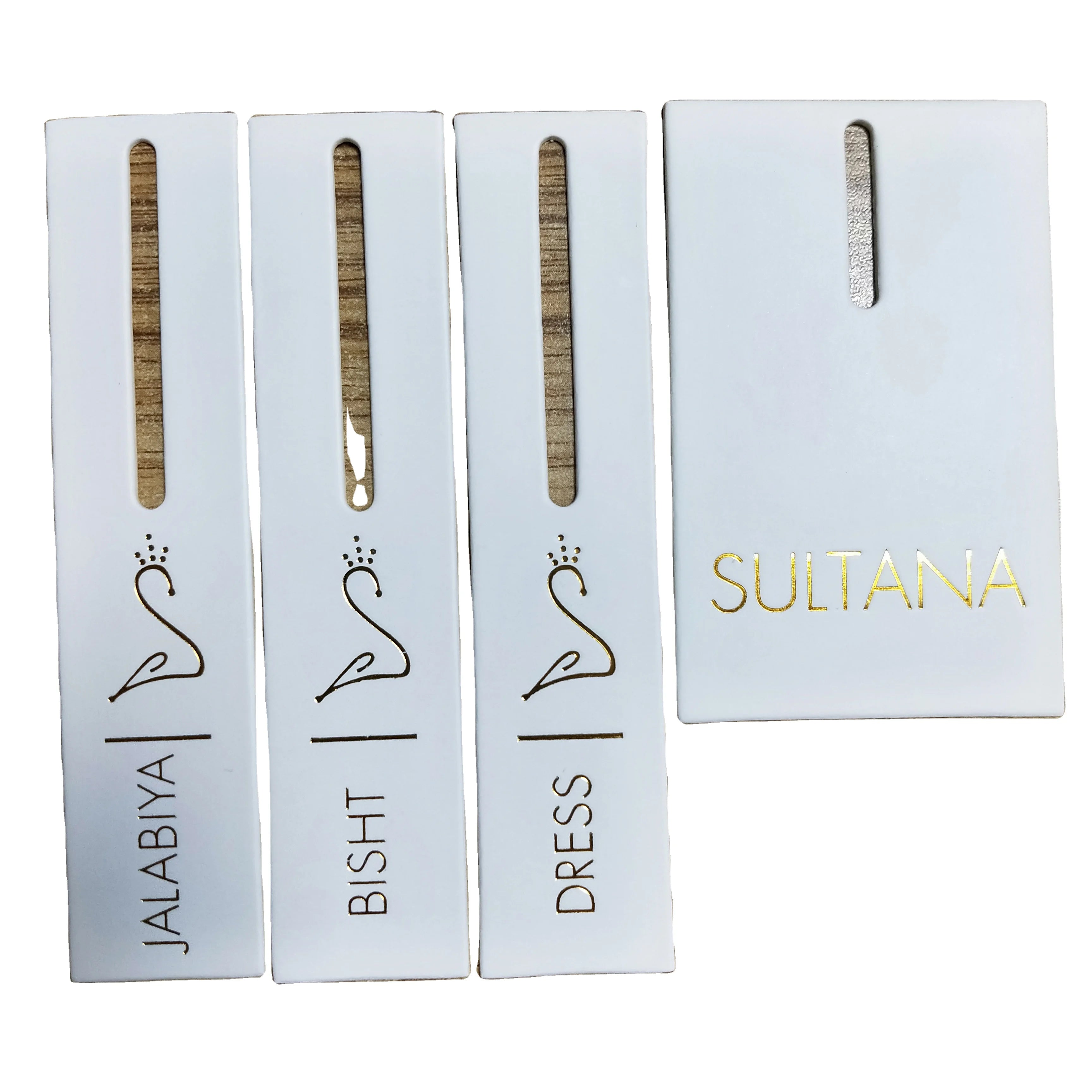 Fashion Manufacturer Custom Foil Standing logo Paper Garment Clothing hang Tag for Jeans Clothing hang Tags