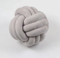 Charmkey Soft Plain Velvet Round Throw Pillows Colorful Knot Ball Cushion for Children Babies Kids