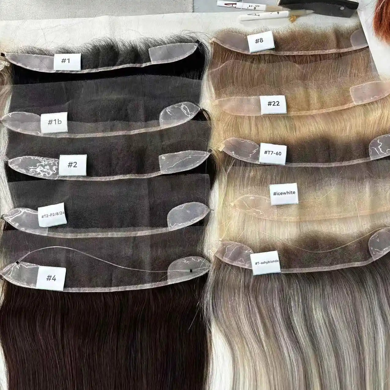 Receding Hairline Patch Best Quality Swiss Lace Human Hair Hairline Topper HD  Lace Front Hair Replacement