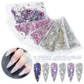 Nail Art Jewelry Accessories Nail Art Flat Rhinestone AB Color DIY Nail Art Rhinestone 1440pcs Charm