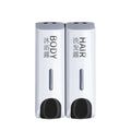 350ml Wall Mounted Plastic Manual Shampoo Soap Dispenser