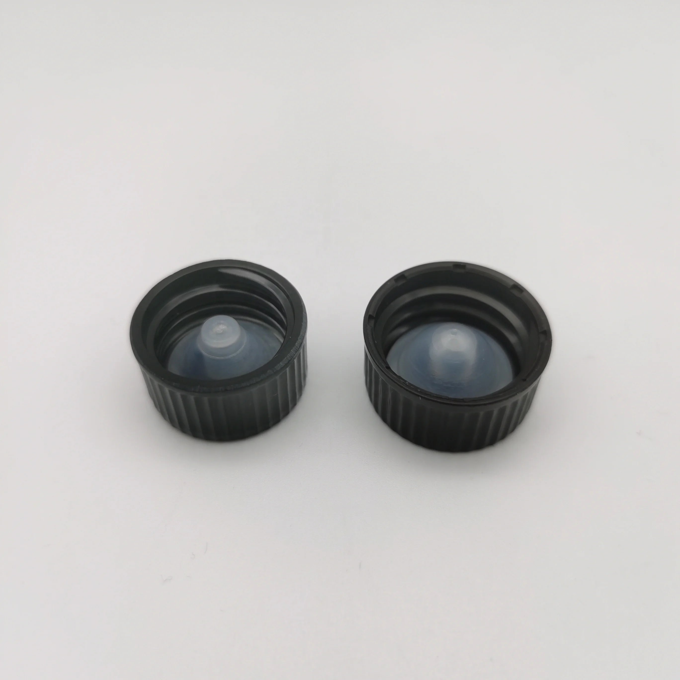 18-400 Black Plastic PP Screw Cap PolyCone for Boston Bottle