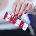Huizi Factory Huizi Glitter Color Nail Polish Sticker Nail Supplies