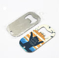 Customized Stainless Steel Quick Pour Beer Opener Personalized Dog Tag Bottle Openers Hard Enamel UV Chinese New Year Love