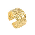 BM Fashion Non Tarnish Jewelry Women Stainless Steel Irregular Rings