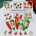 New Christmas Nail Art Accessories Rhinestone Luxury 3D Nail Art Charm Decoration Diamond Nail Rhinestones