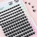 Band-Free Ribbon DIY Eyelash Extension Kit Wholesale Fan Cluster Lash Extensions Natural Style CC Curl Made of Faux Mink