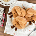 Cute Pretzel Plush Toys Keychain Bag Charm Kawaii Soft Fluffy Stuffed Simulated Bread Doll Backpack Decoration Accessories Gifts