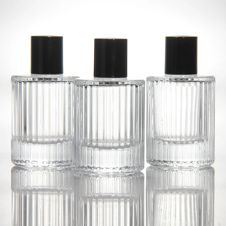 30ml 50ml 100ml Factory Price Luxury Wholesale Mini  Round Designed Empty Spray Perfume Oil Lotion Bottle Glass
