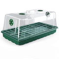 72 Holes Plastic Seedling Trays with Cover for Home Gardening Seed Starter