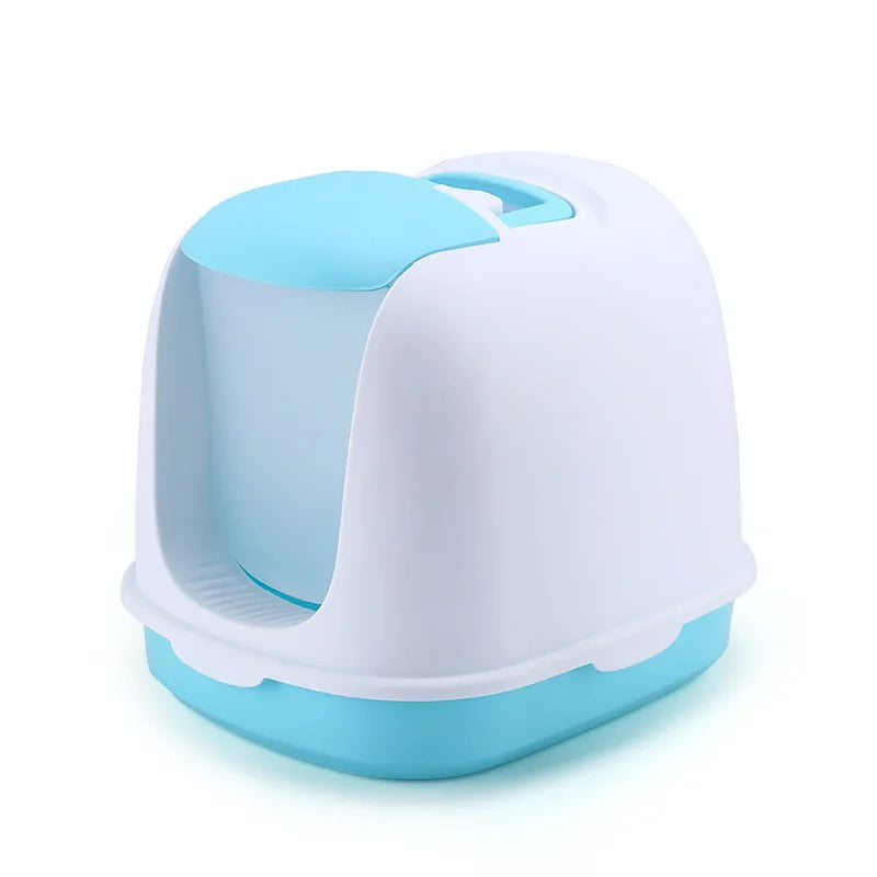 Wholesale Front Open Full Closed Carrying Out Avoiding Pet Cat Toilet Luxury Cat Toilet Closed Large Cat Litter Box