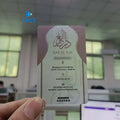 Transparent VIP Business Magnetic Card PVC Digital Printing Waterproof