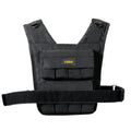 Factory Price Custom LOGO 10kg / 22lb Adjustable Weighted Vest with Iron Blocks Oxford Fabric for Body Building Fitness Training