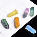 Healing Hexagon Single-Point Wand Polished Tumbled Stones Tower for Home Decor Crystal Wand with Feng Shui Love Element