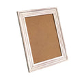 Rustic Country-Style Wood Picture Frame 4x6 5x7 Size White Painting Surface Wall-Mounted Hanging Picture Frame Home Use