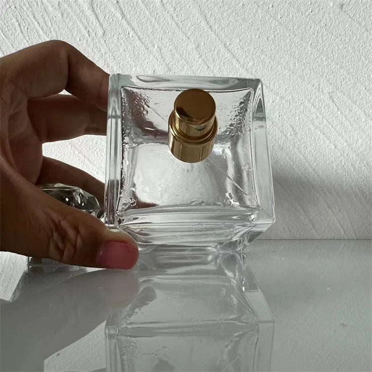 Gold Cosmetic Package with Crimp Aluminum Fine Mist Sprayer Pump Perfume Atomizer Bottle Cap Closure